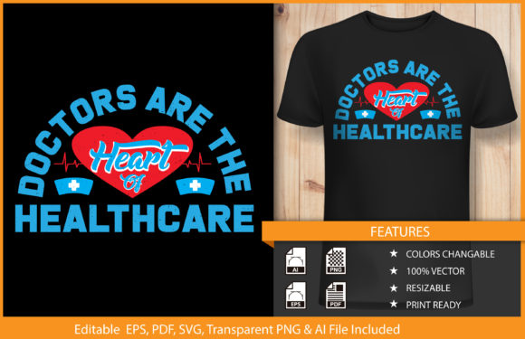 Doctors T-shirt Typography Vector Design Review