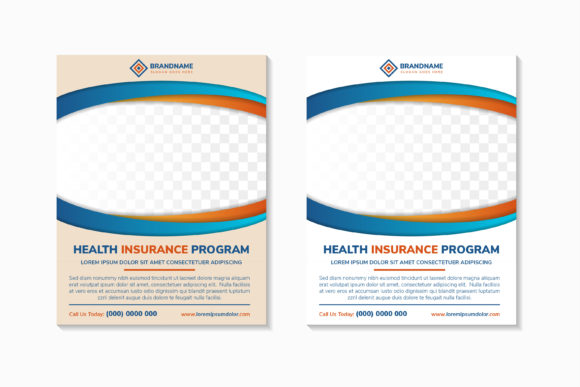 Health Insurance Program Vertical Flyer