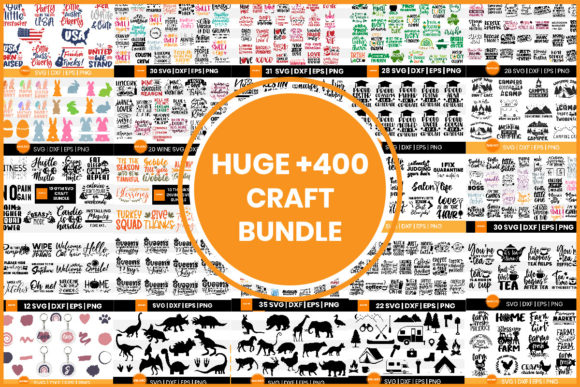Huge 400 Craft Bundle: A Designer's Review