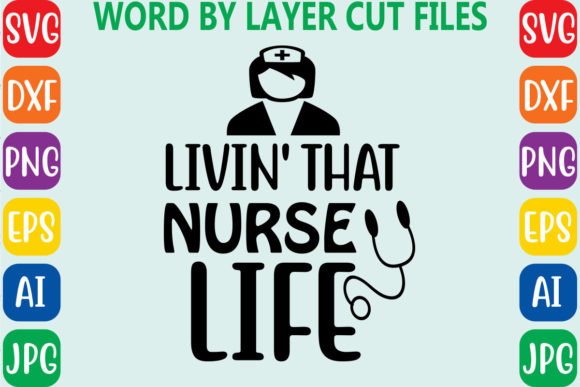 Livin That Nurse Life2: A Versatile Embroidery Design