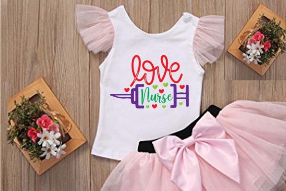 Love Nurse T-Shirt: A Heartfelt Embroidery Design