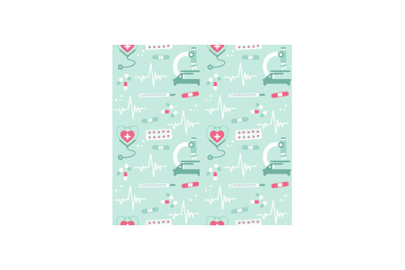 Medical Objects Print: A Versatile Design for Embroidery