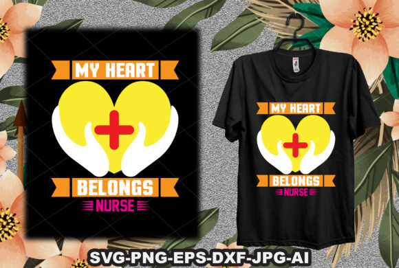 My Heart Belongs Nurse: A Versatile Embroidery Design