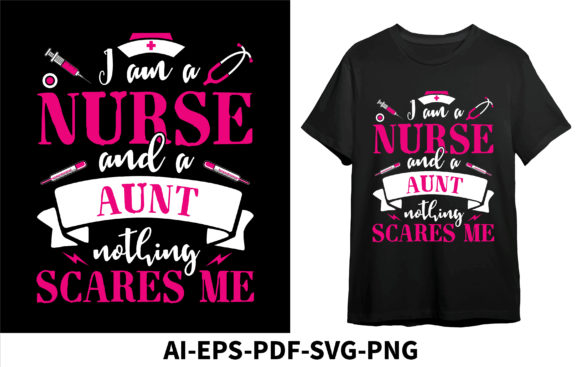 Nurse and Aunt: A Bold Embroidery Design