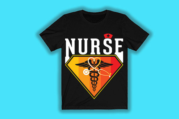 NURSE-T-shirt Design: A Versatile Embroidery Asset