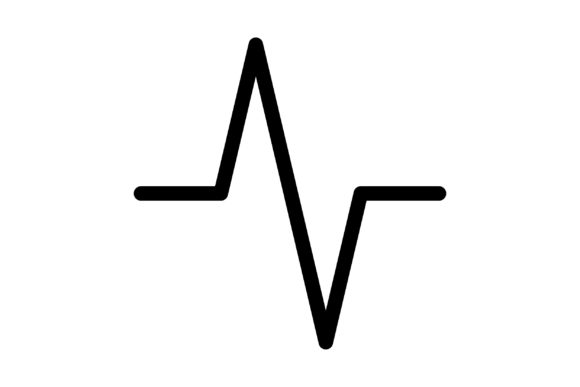 Pulse Icon for Embroidery: A Versatile Design