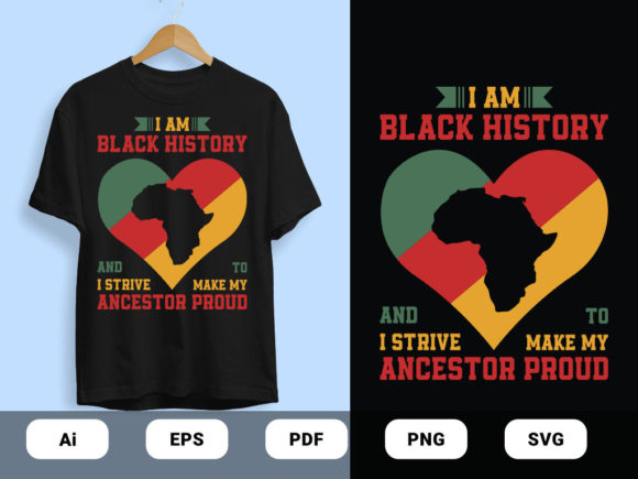 Review: I Am Black History T-Shirts Design