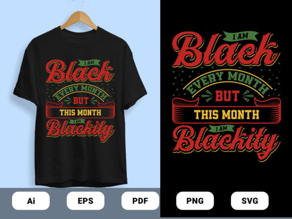 Review: I m Black T-Shirt Designs Vector