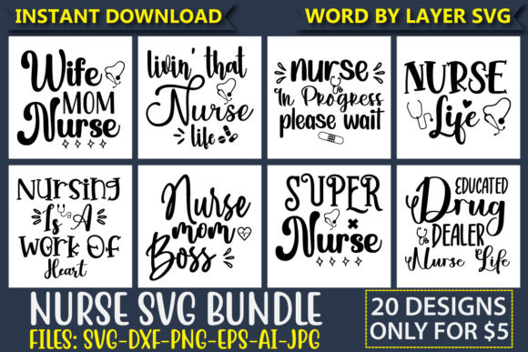 Review of Nurse SVG Bundle Vol.2 for Embroidery Projects