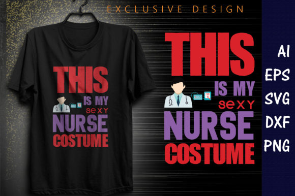 Sexy Nurse Costume T-Shirt Design Review